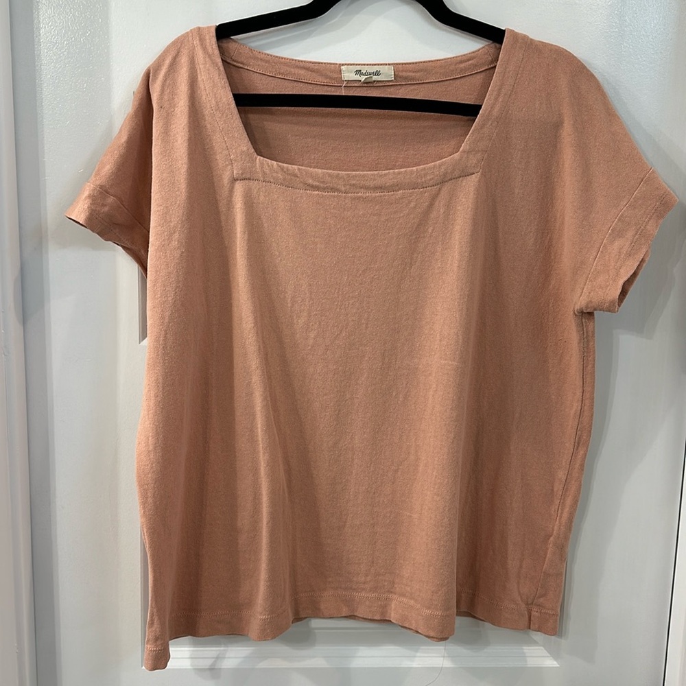 Madewell Pink Square T-Shirt